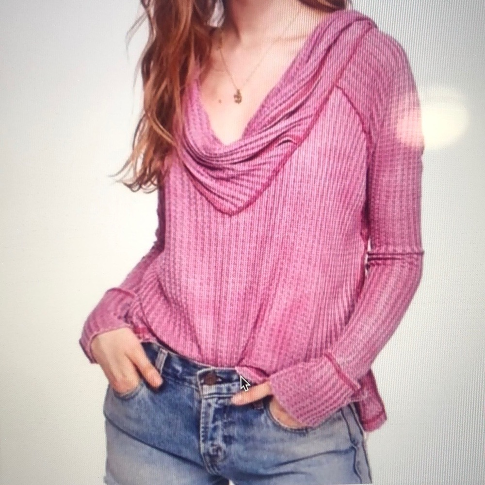 Free People pink thermal